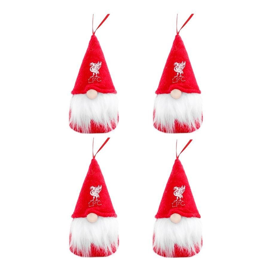 Liverpool Christmas Decoration 4-Pack - Red/White-SoccerKits Hub | Buy Soccer Jerseys Online